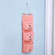 1pc Hanging Storage Bag For Baby Room, Wall-Mounted Toy Organizer Bag For Kids Room, Without Hanging Hook