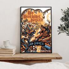 1 件我的早晨夹克海报装饰画海报墙艺术客厅海报卧室画流行无框