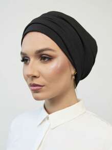 1 buc. Eșarfă sub eșarfă clasică pentru hijab cu mai multe straturi, ideală pentru acoperirea perfectă a hijabului, țesătură tricotată premium, respirabilă și confortabilă, potrivită pentru purtarea zilnică