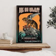 1 件我的早晨夹克海报装饰画海报墙艺术客厅海报卧室画流行无框