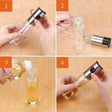 1/2/3 件装 100 毫升户外烧烤厨房橄榄油/食用油喷雾器、空气炸锅高压喷雾瓶、家用