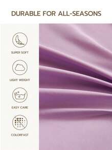 Set de 4 piezas de sábanas de color café sólido liso, confeccionado en microfibra súper suave y de fácil cuidado, que incluye (1 sábana plana, 1 sábana ajustable, 2 fundas de almohada)