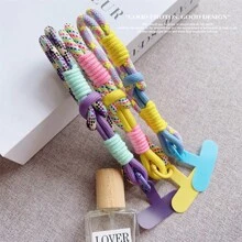 1 dây đeo cổ tay ngắn có đầu nối ốp điện thoại, phụ kiện mặt dây chuyền điện thoại thời trang, chống trượt & chống rơi & chống thất lạc - Nhiều màu - Xem 9