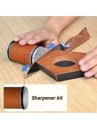 Diamond Rolling Sharpener - Featuring Dual-Angle And Five-Angle Settings, With A Thickened Portable Design And Protective Storage Case. Suitable For Kitchen And Outdoor Use, And Reliable. An Ideal Christmas/Halloween Gift For Chefs, Households And Professional Knife Maintenance (No Electricity Required). Sturdy And Durable, Perfect For Culinary Enthusiasts.