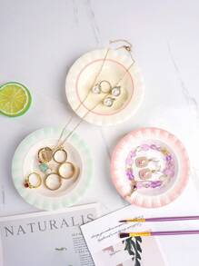 1pc Ring Storage Tray, Creative Jewelry Storage Tray, Jewelry Tray, Ring Necklace Earrings Storage Tray, Cosmetics Storage Tray, Watch Bracelet Storage Tray, Hairpin Lipstick Storage Tray, Girl Gifts