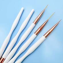 “纤腰”指甲油笔：在家打造沙龙级设计的秘诀 适用于美甲师和初学者：符合人体工程学且控制流畅的指甲油笔