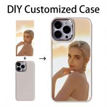 DIY 定制手机壳适用于 iPhone 16 15 14 13 12 11 Pro MAX XR XS X，个性化手机壳带照片，手机壳带生日情侣照片，适用于家庭宠物和狗