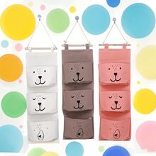 1pc Hanging Storage Bag For Baby Room, Wall-Mounted Toy Organizer Bag For Kids Room, Without Hanging Hook