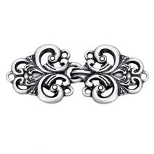 1/2/3/4 Stück Vintage Pulloverclips-Set, Umhangknopf-Verschluss, Wollstrickjacken-Nähverschluss-Haken, Retro Schalkragen Broschen-Clip, formelle Hemdknöpfe