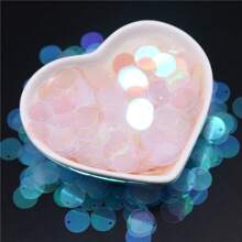 20g 400pcs Paillettes 10mm Flat Round Large Sequin Edge Hole Loose Sequins 1cm Diy Jewelry Sewing Wedding Decoration Craft Garment Accessories Lentejuelas