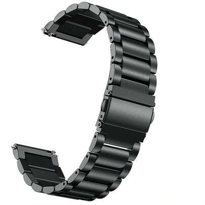 1 条 22 毫米不锈钢表带快速释放替换金属表带 22 毫米 适合男士女士