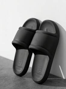 Unisex Indoor Home EVA One-Piece Slippers, Simple Solid Color Lightweight Soft Flexible Bathroom Shower Non-Slip Casual Slippers For Home Use, Suitable For Teen, Summer Casual, Outdoor Athletic, Vacation Travel, Graduation Gifts, Birthday Dress Accessories