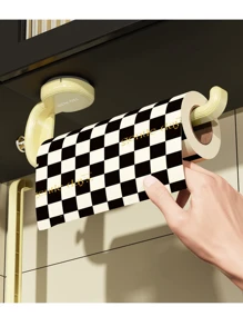 Paper Towel Holder - Suction Cup No-Drill Cabinet Paper Hanging Rack, Paper Roll Holder, Upgraded Kitchen Roll Dispenser - Multicolor - View 2