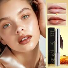 Lakerain 维生素 E 富含黑蜂蜜润唇膏，蜂蜜润唇膏 - 保湿、补水和滋养干燥皮肤，适合所有皮肤类型，日常唇部护理 - 彩色 - 查看 5