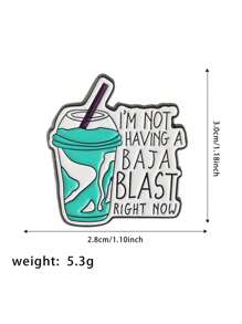 1pc Unique Beverage Decoration Pin Is An Ideal Gift For Giving To Friends Pin For Clothes Bag Charm School Kpop Backpack Teacher Supplies Bag Charms Cute Office Accessories Shirts Jacket Jewelry Halloween Autumn-Winter Accessories,Suitable For Teens, Youth,Men,Casual, Outdoor, Athletic, Vacation, Graduation Gifts, Birthday, Daily Wear Clothes Pin Funny Teacher Gifts Costume Accessories Christmas Men Gifts Bag Pins - Multicolor - View 6