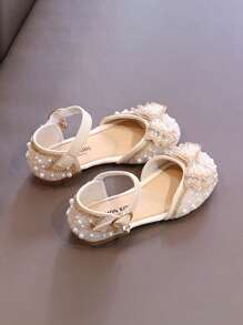 Scarpe per bambine, decorate con paillettes che imitano i diamanti, design a fiocco, rivestimento in pelle morbida, adatte per esibizioni, uso quotidiano e occasioni casual