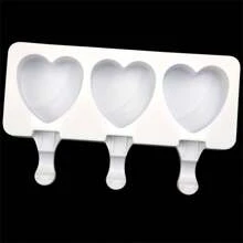 1pc Heart Shaped Popsicle Mold Silicone Multi Functional Touch Hand Hang Mold Creative Mold Ice Cube Tray Ice Cube Ice Cube Squishy Ice Cube Mold Ice Cube Mould - Multicolor - View 3