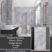 Kit Of 30 3D Marble Adhesive Wallpaper Plates 60*30cm Various Colors - Xám YY-042 - Xem 2