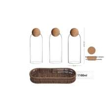 Juego de regalo, botella sellada de corcho esférico suave de alta calidad | Resistente a temperaturas de -20°C a 150°C | Y tarro de almacenamiento de cocina | Regalo de lujo