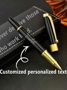 Customizable Personalized Business Gift Set With Metal Signing Pen, Corporate Promotional Gift - Multicolor - View 6