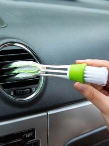 2pcs/1pc Double-Head Car Air Outlet Cleaning Brush
