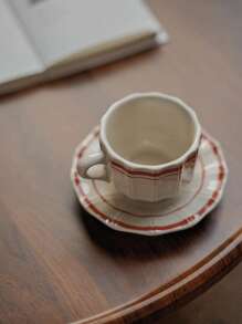 180毫升日内瓦浓缩咖啡杯碟套装，复古欧式咖啡杯套装，回到学校