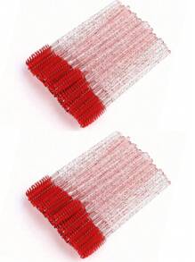 100pcs/50pcs/10pcs Eyelash Extension, Colorful Eyelash Extension, Crystal Eyebrow Brush, Mascara, Applicator Wands, Eyelashes, Makeup Brushes, Cosmetic Tool Set