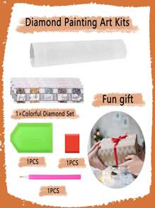 1 pieza Kit de Arte de Diamante, Pintura de Diamante 5D con patrón de Dos Caballos Corriendo, Kit de Punto de Cruz como Regalo, Bordado de Diamante de Mosaico, Adecuado para Adultos Principiantes Relajación de Precisión Manualidades, Diamante Completo Redondo Lunar DIY, Excelente para Decoración de Paredes en el Hogar y la Habitación