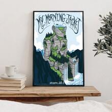 1 件我的早晨夹克海报装饰画海报墙艺术客厅海报卧室画流行无框