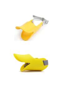 1pc Soft Silicone Dog Muzzle - Prevent Biting And Chewing - Duck Mouth Shaped Training Tool