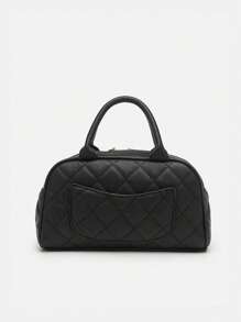 Bolsa de mão com design fofo e de nicho, nova primavera/verão 2025, bolsa Boston, bolsa de boliche, bolsa casual e elegante para mulheres de negócios, para deslocamento diário, adequada para trabalho, compras, namoro, viagens, estudantes universitários, bolsa feminina, uso diário (excluindo acessórios)