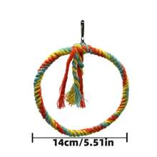 1 Piece Of TPR Bird Stand Spring And Summer Bird Outdoor Toy Parrot Stand Indoor Bird Cage Decoration Is Suitable For Bird Grinding Claws To Relieve Boredom Of Roosting Birds