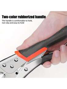 1 件重型虎钳，多功能钳子，适用于日常家庭维护、浴室维修、家具组装/拆卸、车辆维修、管道安装、机械维修、五金工具