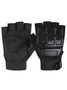 1 par de guantes para niños, guantes sin dedos a media para bicicleta, sin deslizamiento con gel, para bicicleta o motocicleta