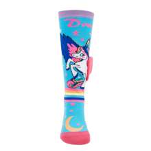 Little Girl Knee High Socks Cute Cartoon Pony Print Long Stockings Soft Child Fun Socks - 粉色 - 查看 10