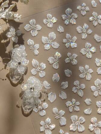 Exquisite Butterfly Wing Nail Art Stickers - Self-Adhesive, Scent-Free Decorations For Hands & Feet With Elegant Designs And Easy Application, Perfect For Autumn And Winter DIY Nails