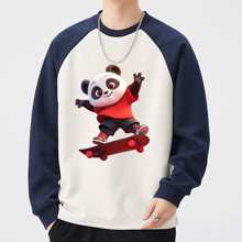 Cute Panda Graphic Heat Transfer Printing, Unisex Design, Popular Logo Applique Suitable For Garments, Backpacks, Hats, Pillows, DIY