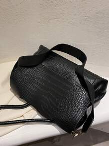 Large Capacity Bag 2024 Spring/Summer New Retro Briefcase Women's Unique Design Shoulder Crossbody Bag