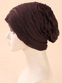 1pc Casual Headscarf For Daily Life, Outdoor, Home, Slouchy Cap