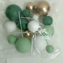 18pcs/4-Color Cake Decorative Balls Set, New Arrivals Cake Decorations For Birthday Party, Wedding - Multicolor - View 13