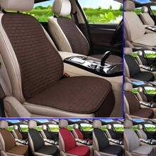 Car Flax Seat Cushion Protector Pad Car Seat Cover Front/Rear Seat Cover Automobile Cushion Pad Mat Backrest Auto Accessori