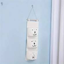 1pc Hanging Storage Bag For Baby Room, Wall-Mounted Toy Organizer Bag For Kids Room, Without Hanging Hook