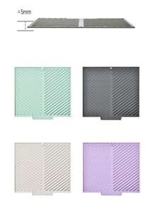 1pc/3pcs,S/M/L,Silicone Kitchen Dish Drying Mat Drainer Mat Protection Heat Resistant Counter Top Mat Sink Non Slip For Coffee Shops Bars Tools(Gray/White) - Multicolor - View 10