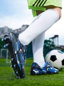 Studded Soccer Shoes For Men/Women/Youth, Lightweight, Non-Slip, Soccer Training & Match Cleats
