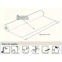 1 Roll, Solid Color Minimalist Style Wall Stickers, Easy-To-Clean Wallpaper That Is Peeled And Pasted, Suitable For Kitchen, Bedroom, Living Room Countertop Furniture, Decoration Wallpaper, Spring Aesthetics To Decorate Your Home! Gifts Birthday Graduation Room Decor Home Decor Wall Decor Bathroom Decor Bedroom Decor Room Decoration Stuff Living Room Decor House Decor Home Decor Living Room Wall Art Wall Paper - Grey - View 9