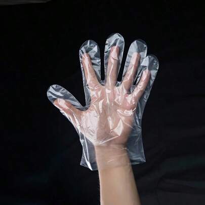 Disposable Plastic PE Gloves For Food Service, Hair Salon, And Other Applications