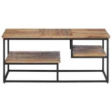 Table basse 90x50x39 cm filet de récupération solide
