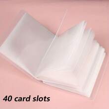 1 个大容量插槽指甲贴花收纳簿：用于收集贴花的空相册、美甲工具整理器和展示笔记本，适用于假日海滩、浴室收藏、卧室收藏，大容量