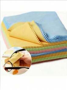 2pcs/6pcs/10pcs Microfiber Eyeglass Cleaning Cloth, Best For Cleaning Smartphones, Computers, Cameras, Electronics, Jewelry, Sunglasses, Activities, Travel, Back To School Supplies
