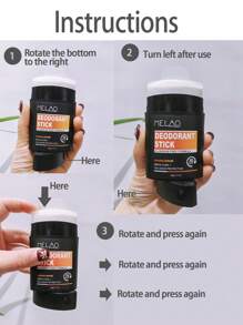 1PC Men's Anti Sweat Deodorant Spray Armpit Sweat Odor Odor Cleaning Body Refreshing Deodorant Spray Sweat Scented Body Stick, Light Fragrance Body Cream, Underarm Odor Reducing, Anti Sweat Stick Strength Deodorant + Antiperspirant - Sweat Block Deodorant Antiperspirant For Women & Men High Degree Sweat & Odor - Black Citrus Flavor - View 11